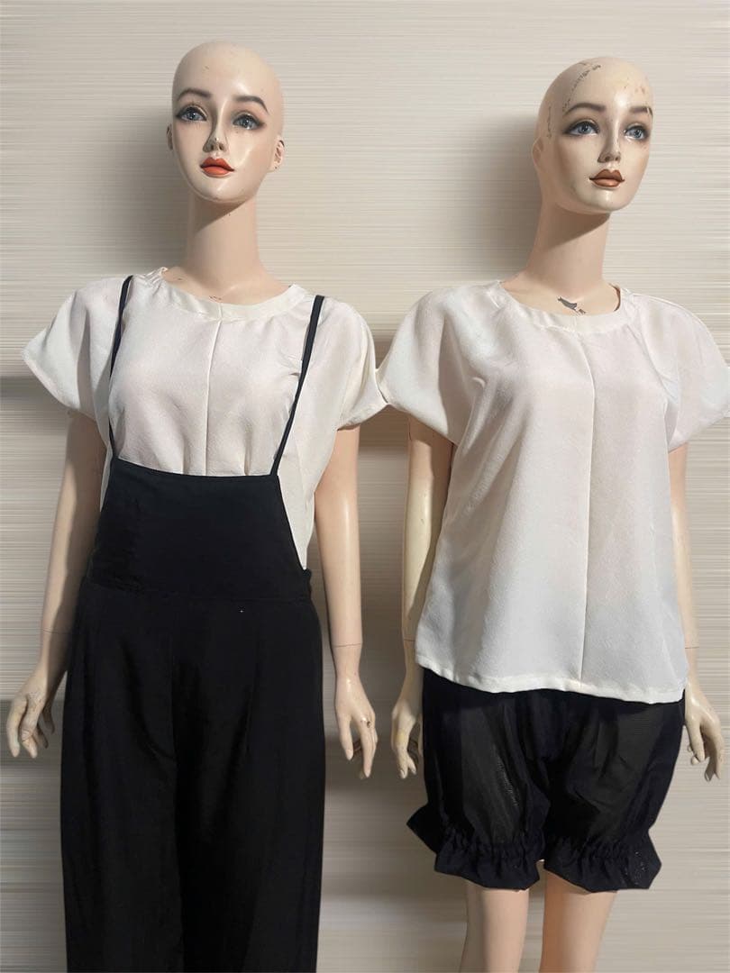 ぎど　ワンピース　Lサイズ　黒の長袖ワンピース（紐でしばる物）