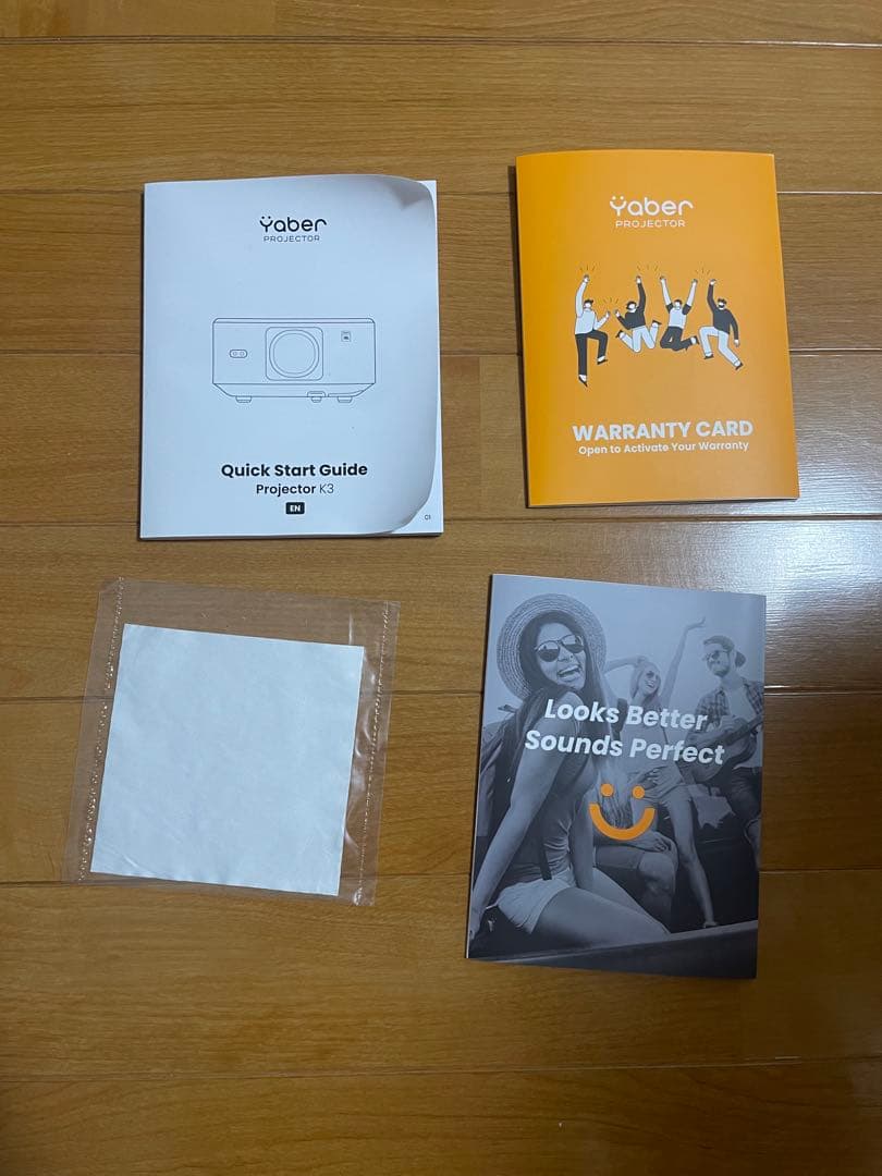 yaber(ヤバー) projector K3 JBLスピーカー内蔵　箱付き