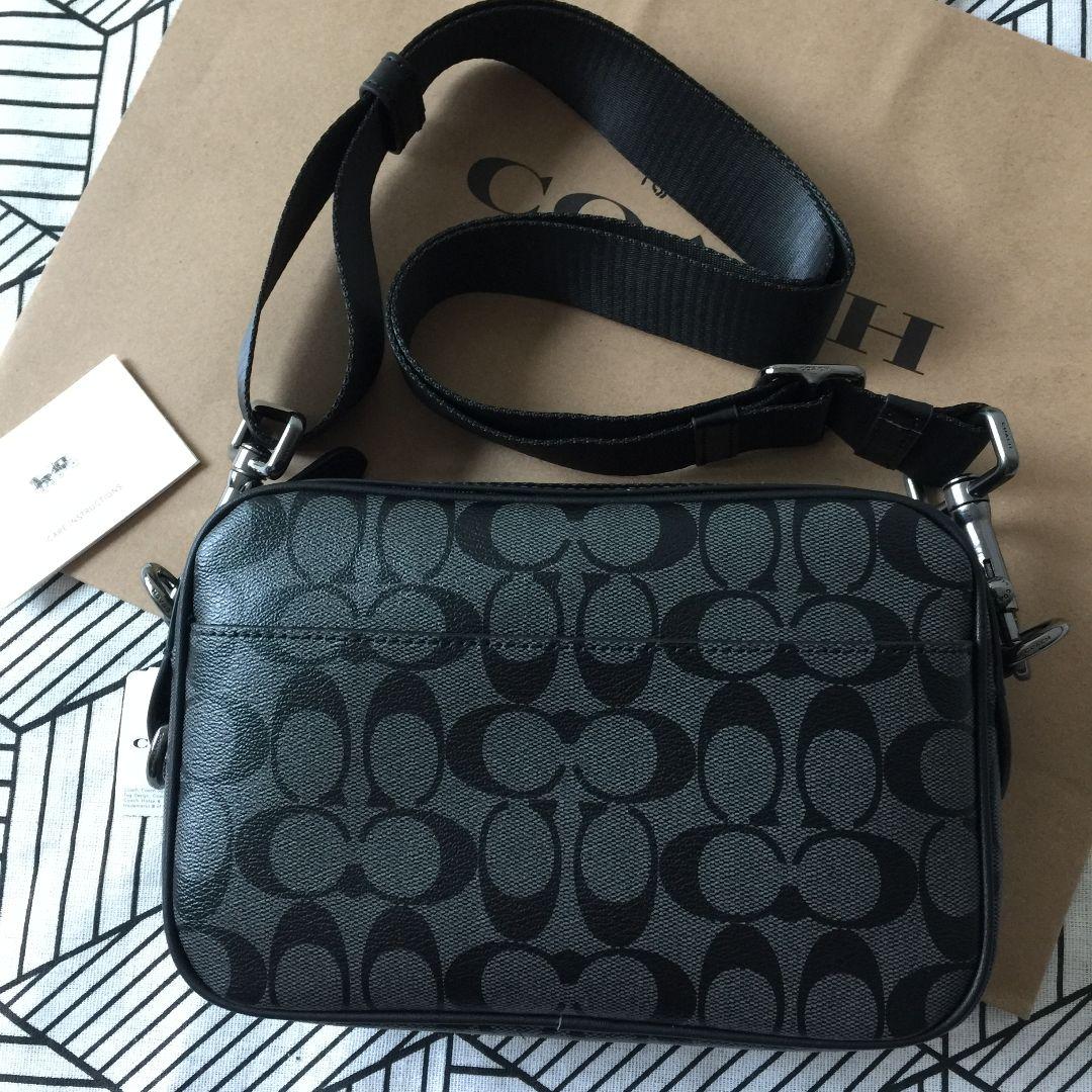 COACHコーチバッグ F50715 ブラック ショルダーバッグメンズバッグ