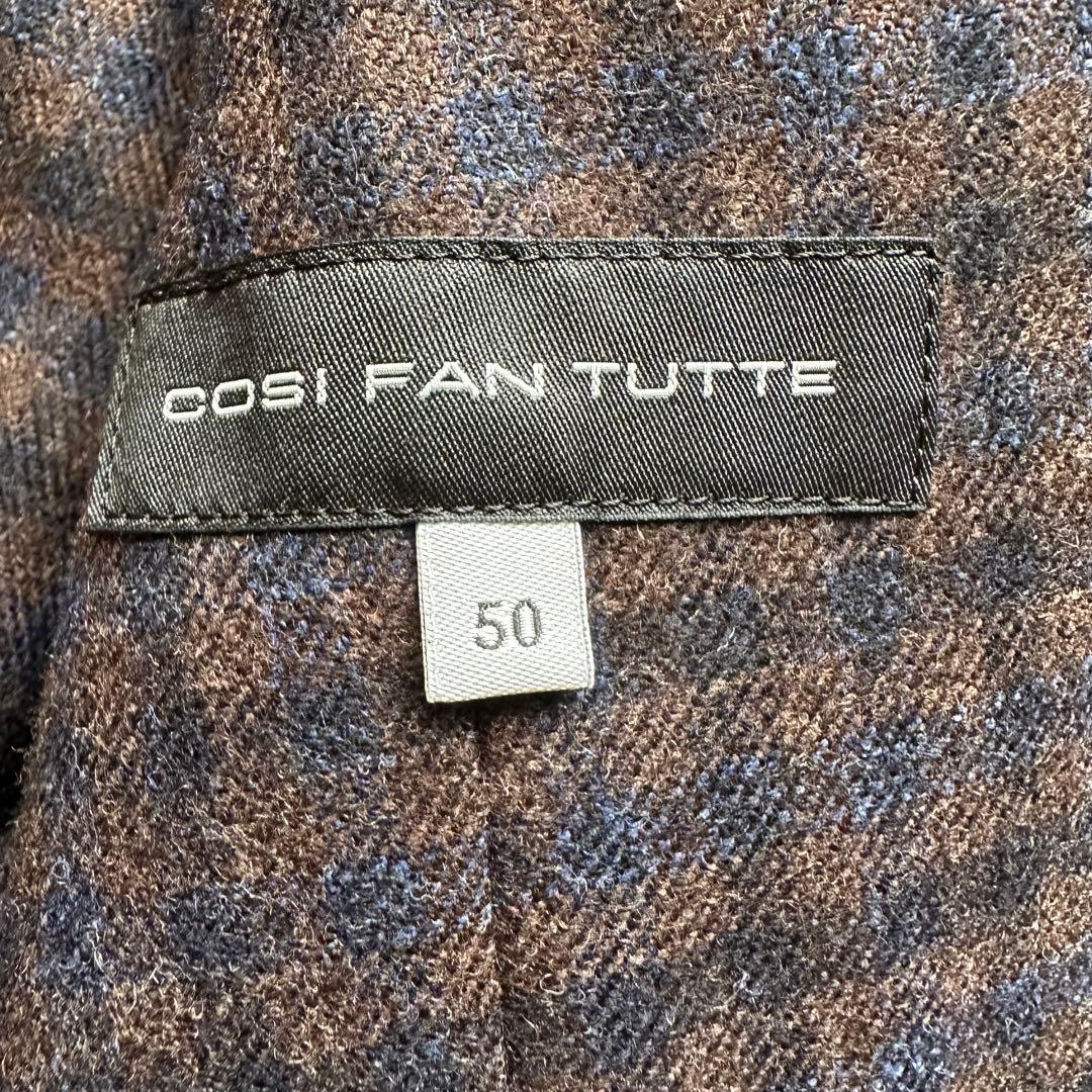 【トウアントゥ】ロロ・ピアーナ　ジャケット　チェック　シルク　カシミヤ