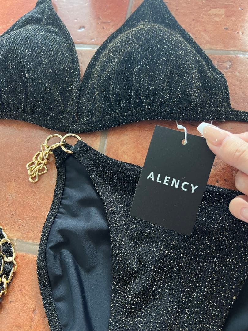 (2025新作)ALENCYグリッターチェーンビキニ