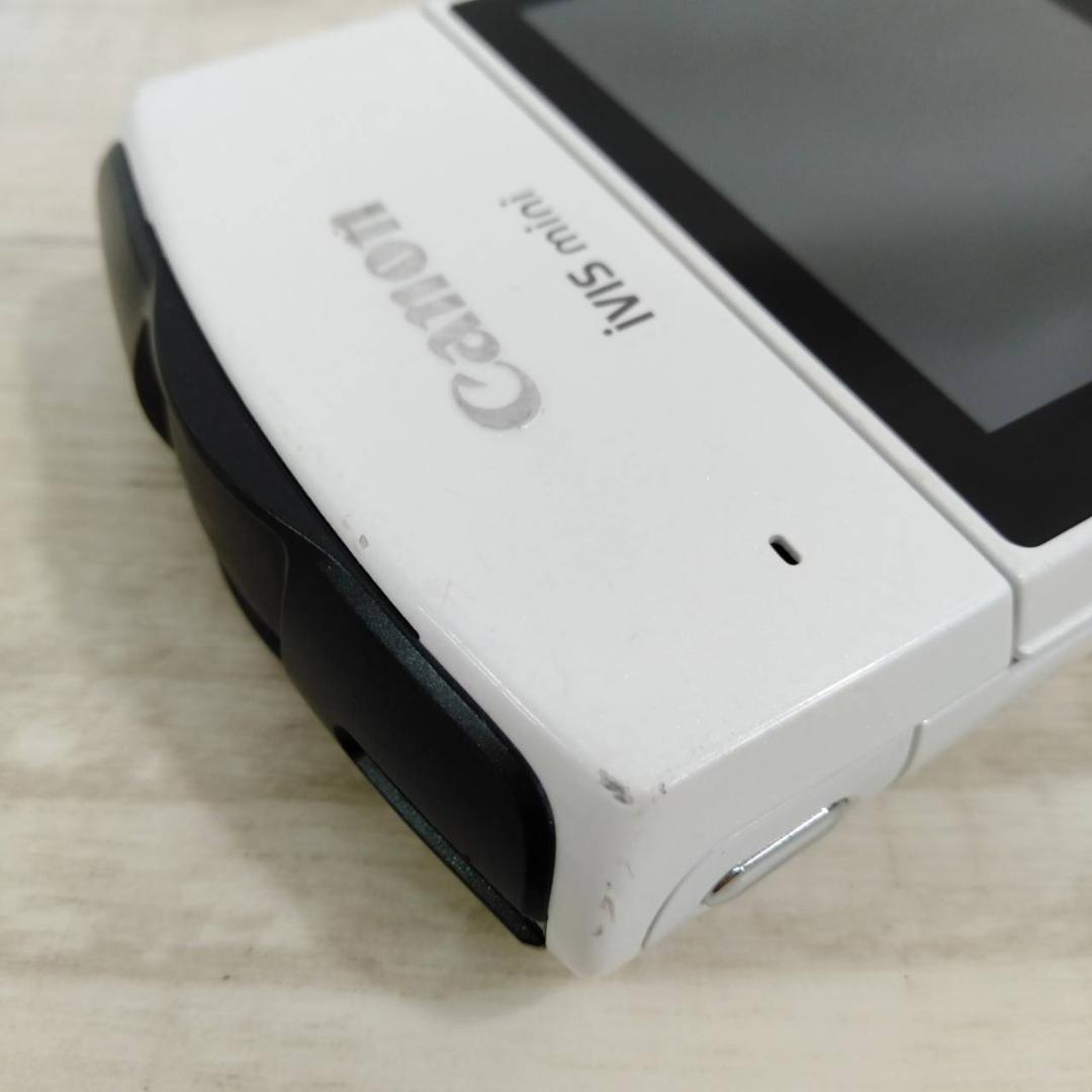 【良品】CANON ビデオカメラ IVIS mini ホワイト ①