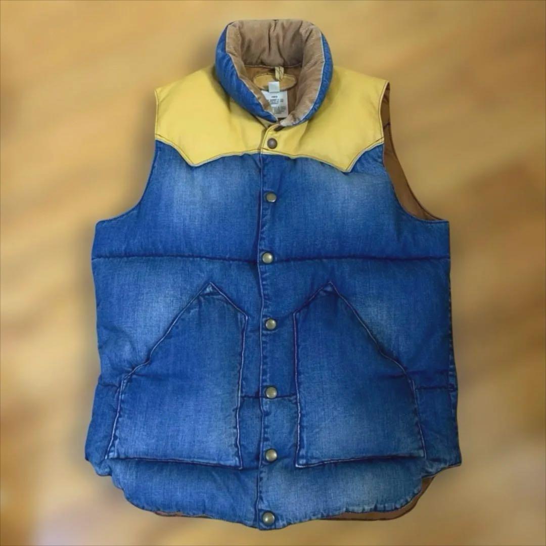 ロッキーマウンテン ダウンベスト 40 デニム