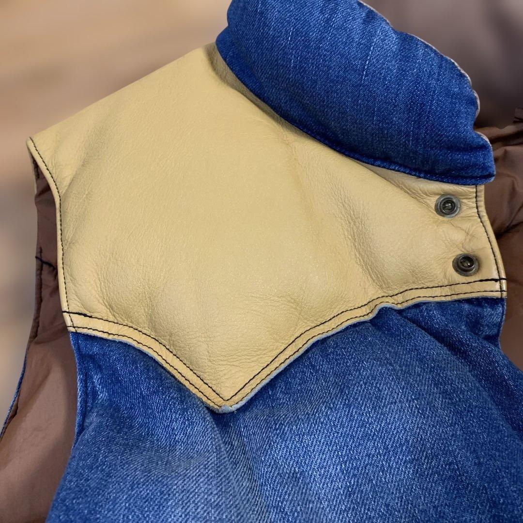 ロッキーマウンテン ダウンベスト 40 デニム