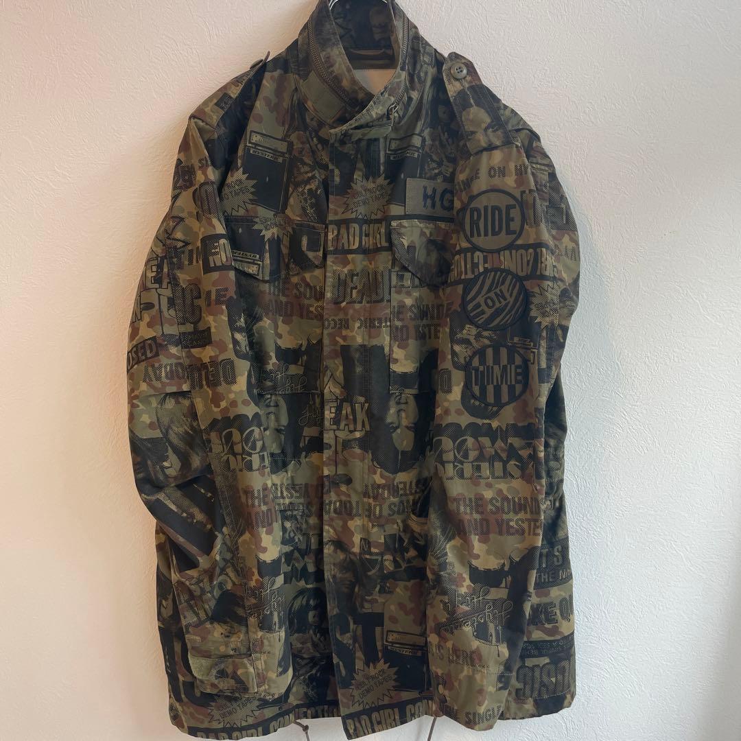 y*0様 超希少！ヒステリックグラマー　ミリタリー　ジャケット M-65 カモフ