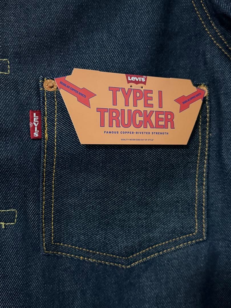 【新品タグ付】Levi's タイプI トラッカージャケット Mサイズ リジッド