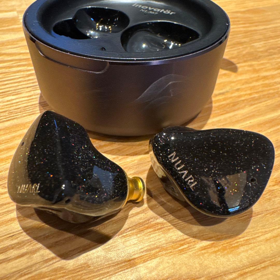 NUARL Inovator ワイヤレスイヤホン ブラック（フルセット）