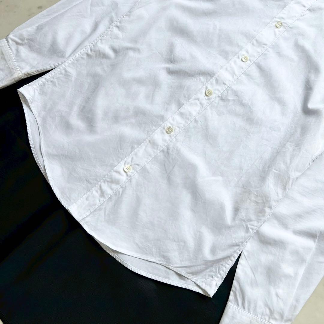 CELINE エディスリマン エンブロイダリーカラー 長袖白シャツ ブラウス