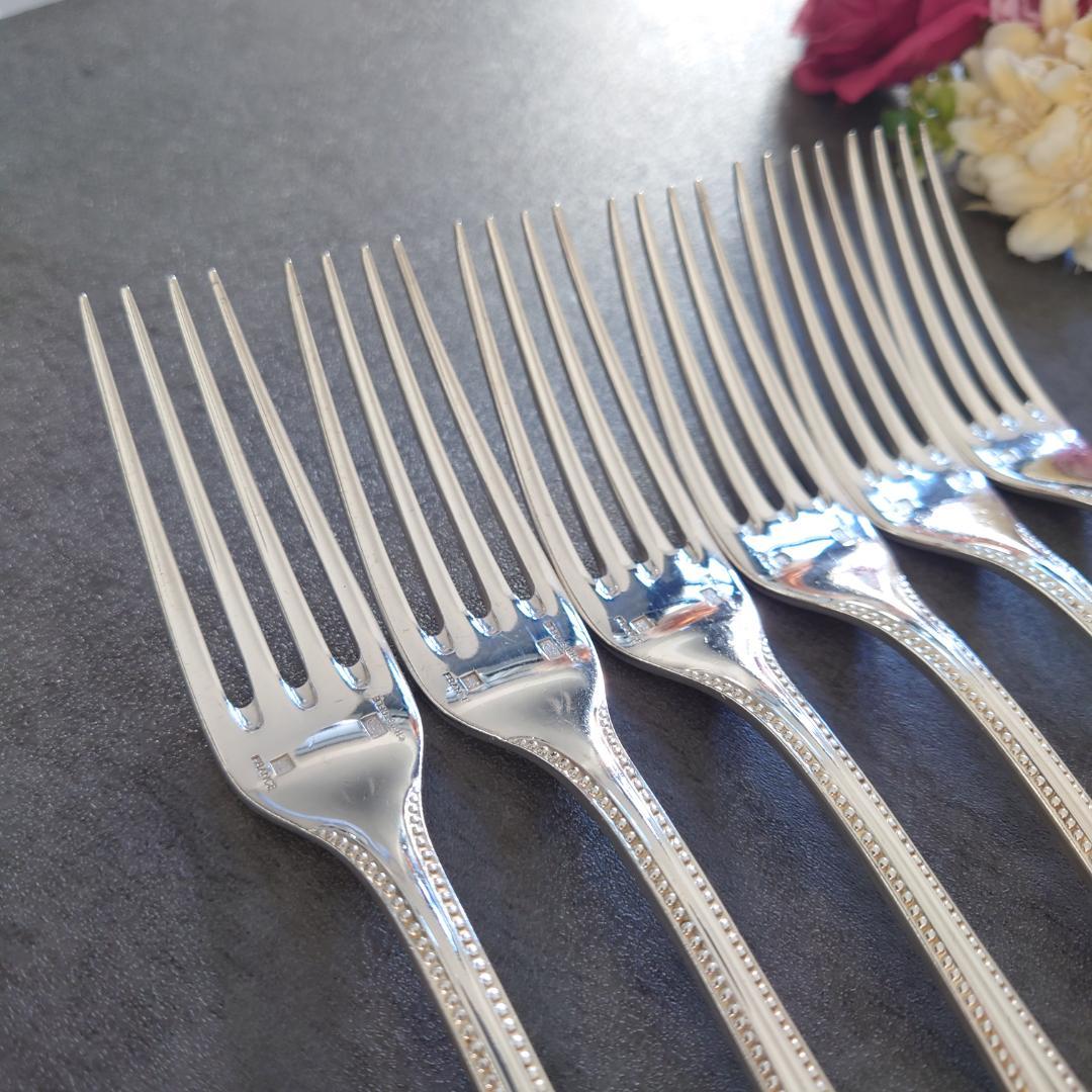 希少 クリストフル パール スタンダードフォーク 6点 ②