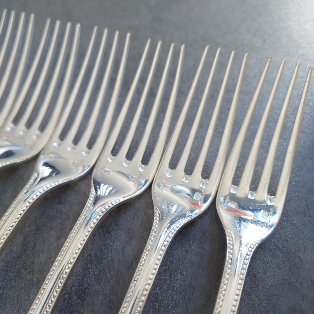 希少 クリストフル パール スタンダードフォーク 6点 ②
