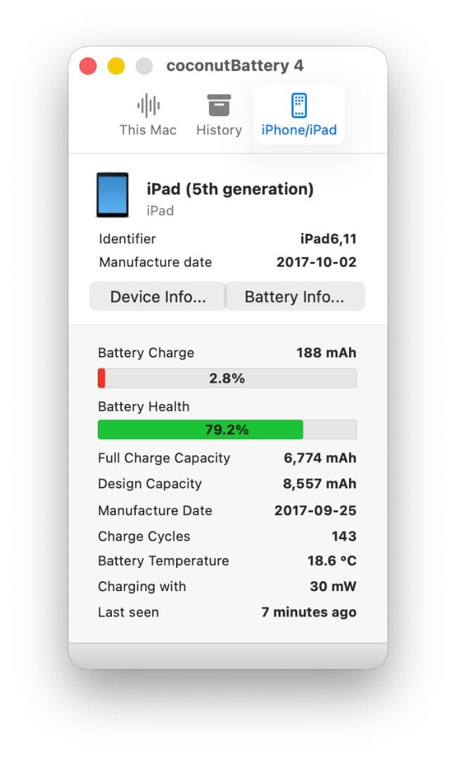 Apple iPad 第5世代 A1822