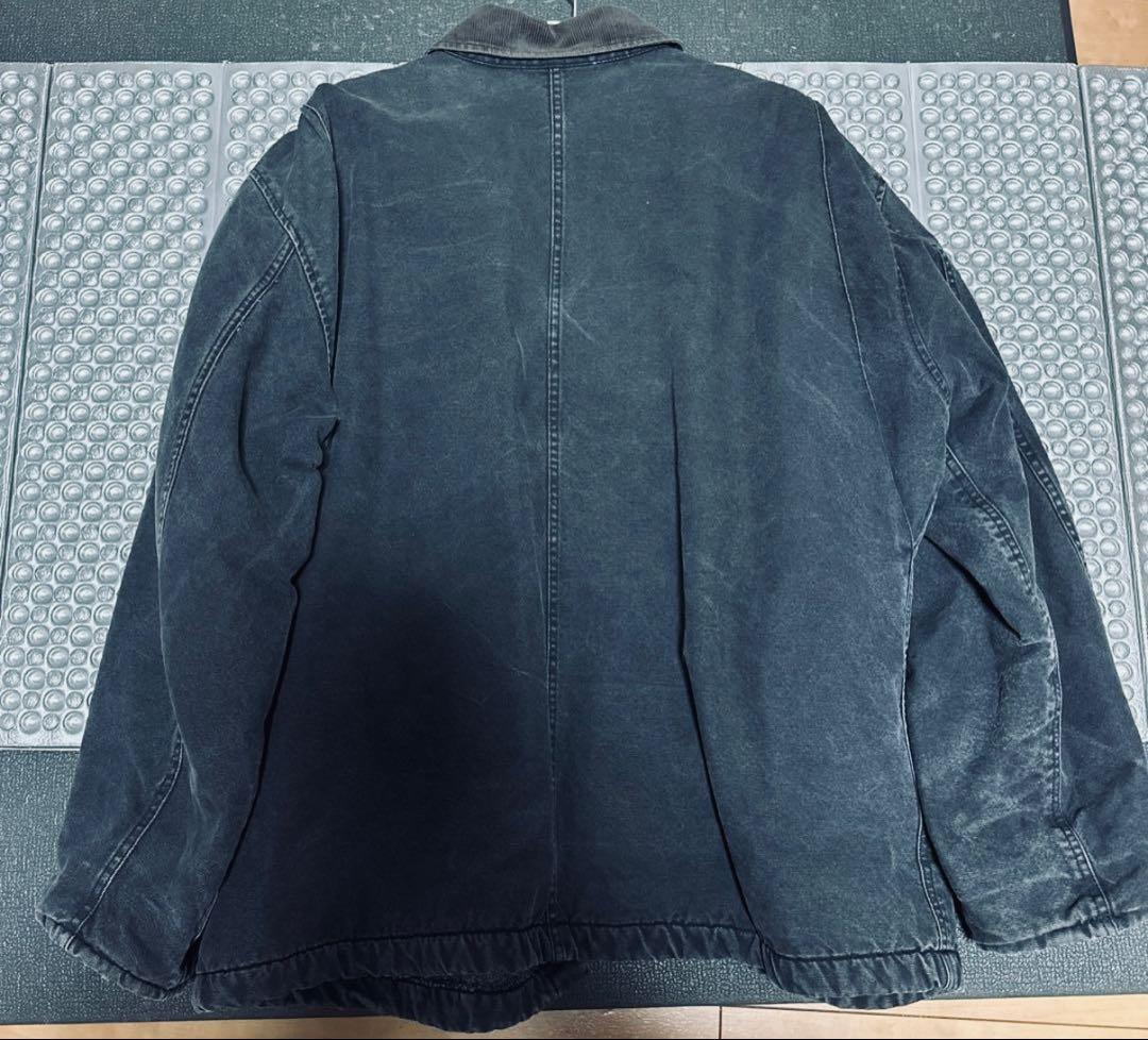 Dickies カバーオール ダックジャケット墨黒フェードブラック