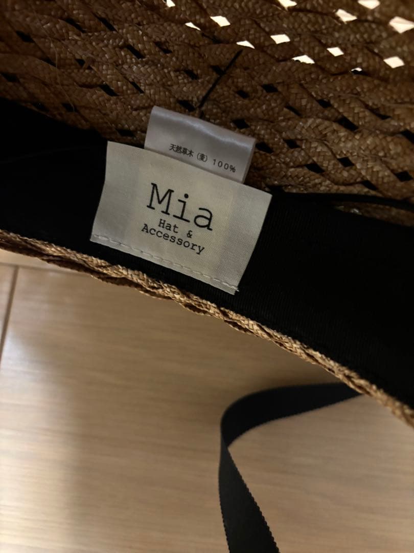 ミアハットアンドアクセサリー　麦わら帽子