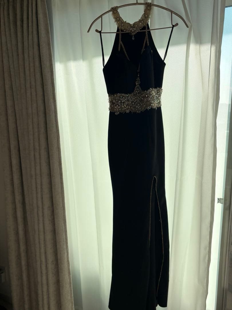 Angel Rパール/ ビジュー/ シアー/ スリット/ タイト/ ロング