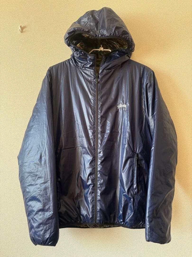 【美品】stussyリバーシブルダウンジャケット