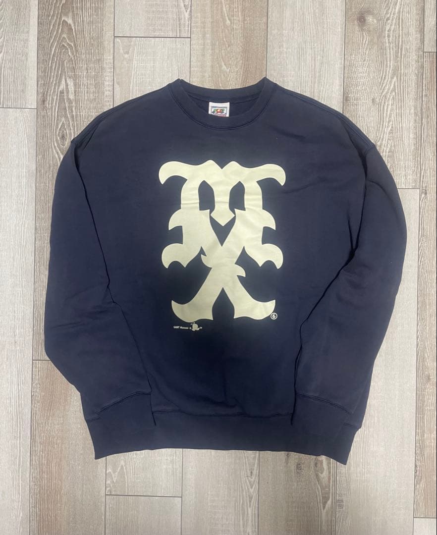 SAINT M×××××× セントマイケル MX CREW スウェット L