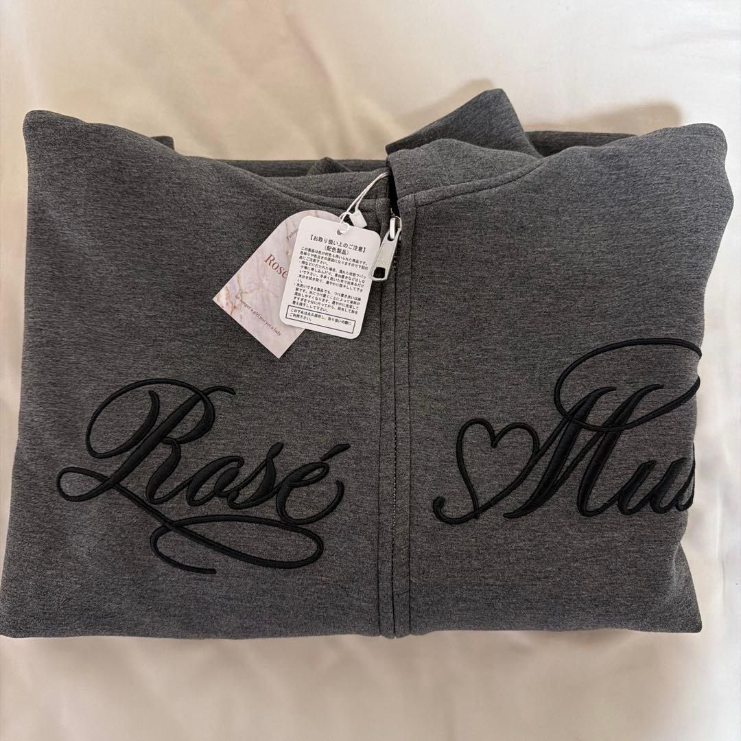 Rosé Muse logo 3d embroidey hoodie