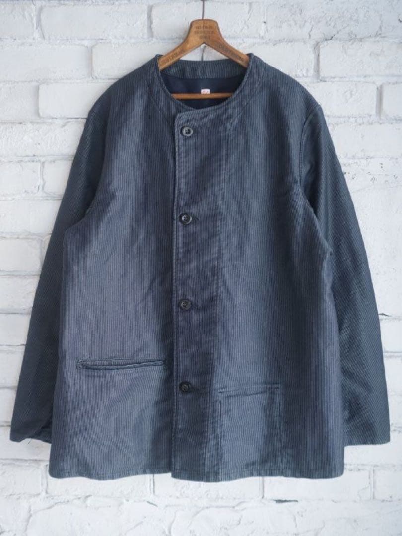【新品】OUTIL VESTE ANTSIRAMANA ノーカラージャケット