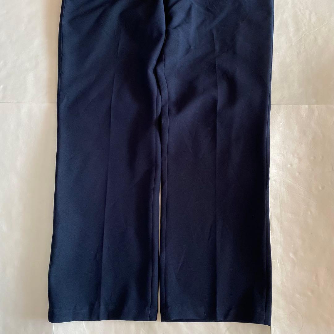 90s USA製 ワイドスラックス ネイビー