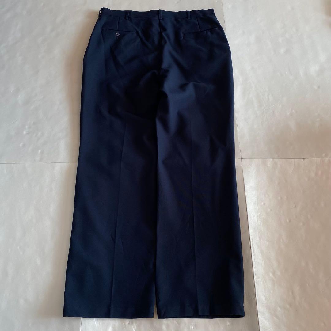 90s USA製 ワイドスラックス ネイビー