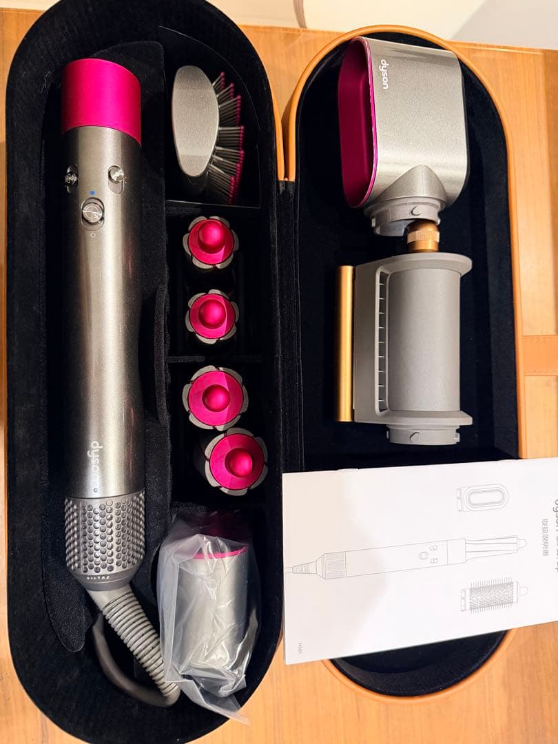 Dyson Airwrap シルバー・ピンク 収納ケース付き(訳あり品)