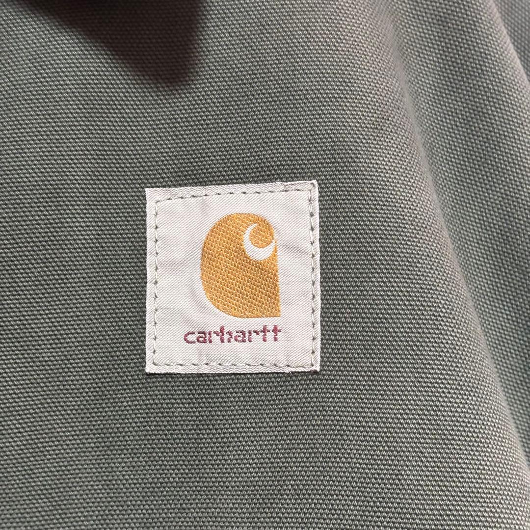 【まさを。】カーハート トラディショナルジャケット モスグリーン 後染 M