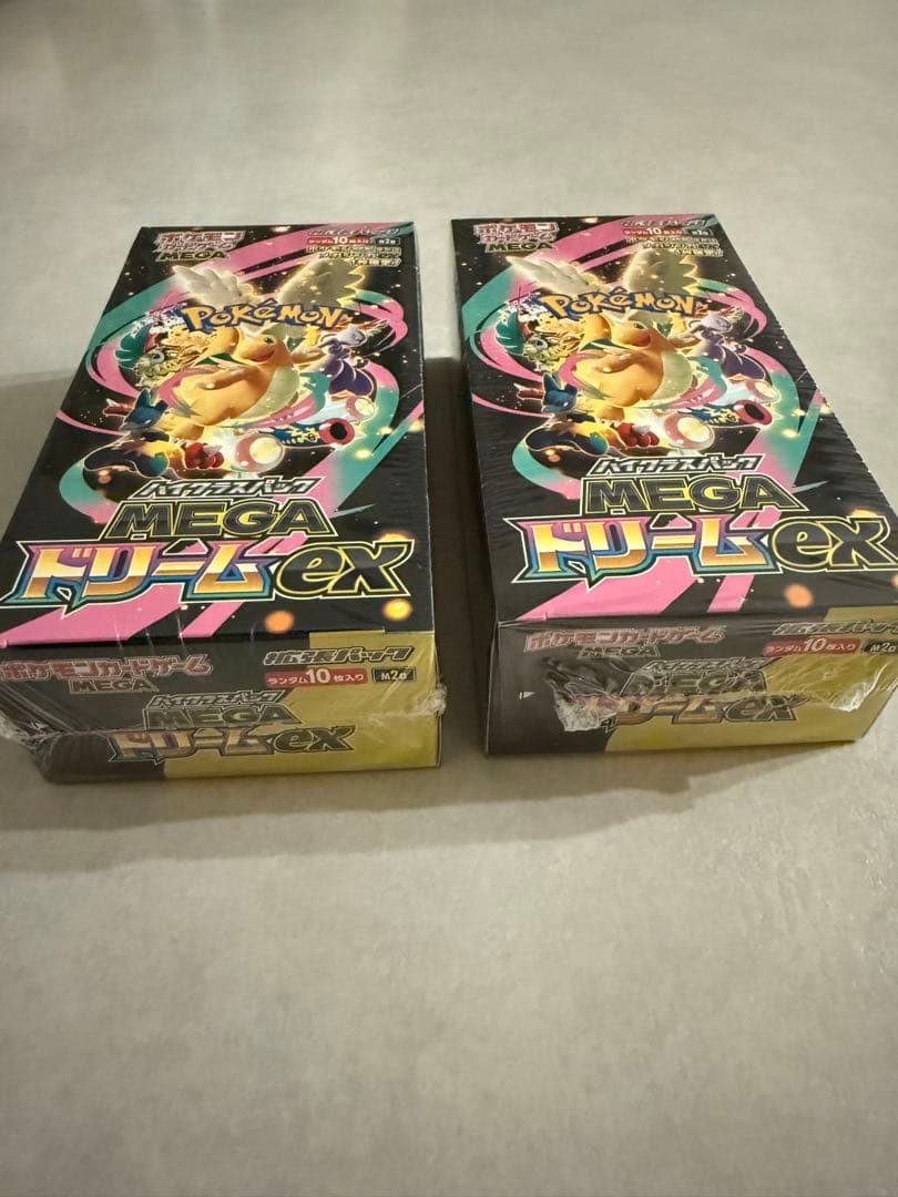 ポケモンカードゲーム MEGAドリームEX BOX2個（シュリンクあり）