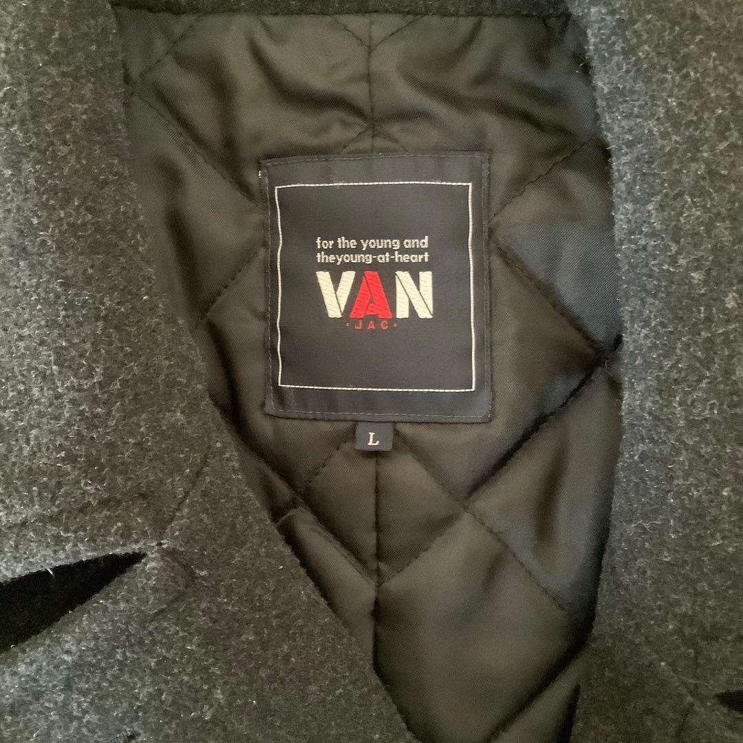 VAN Jacket ウール ピーコート L