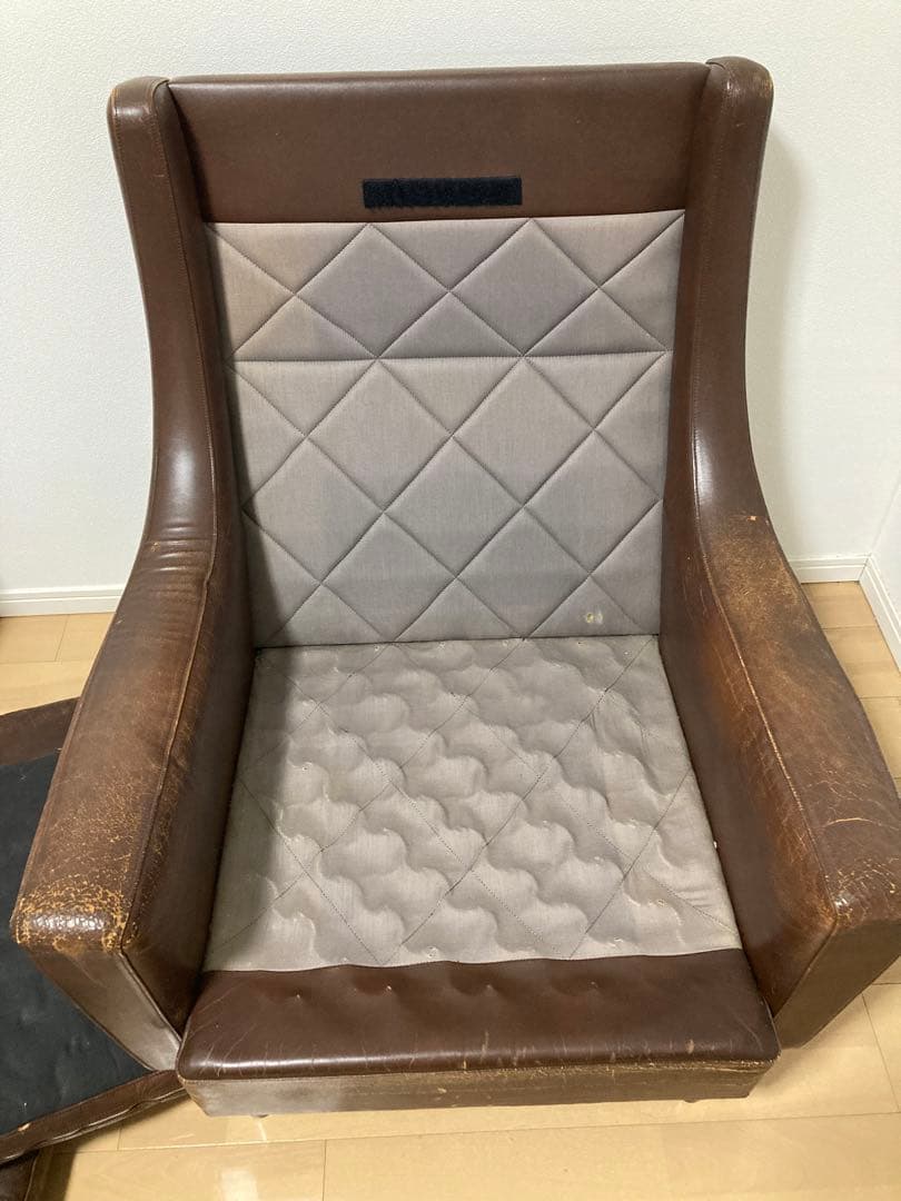 ヴィンテージレザーソファ