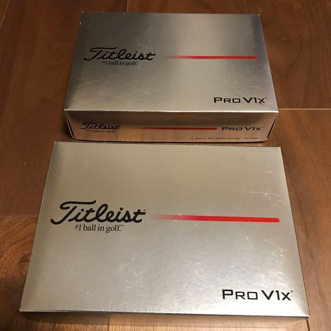 Titleist Pro V1X ゴルフボール 12球入✖︎2箱