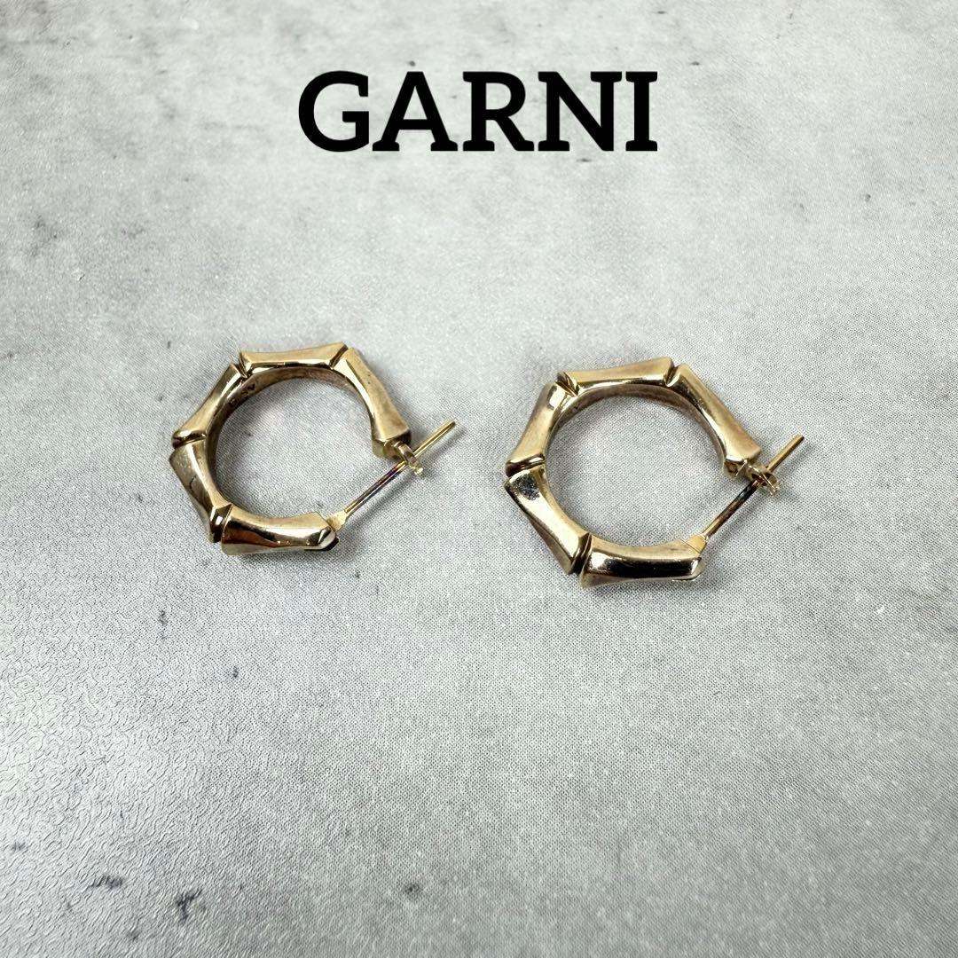 GARNI ガルニ バンブーピアス 両耳 ゴールド