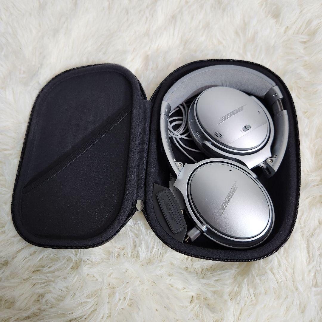 美品 廃盤 Bose QuietComfort35 SLV シルバー ヘッドホン