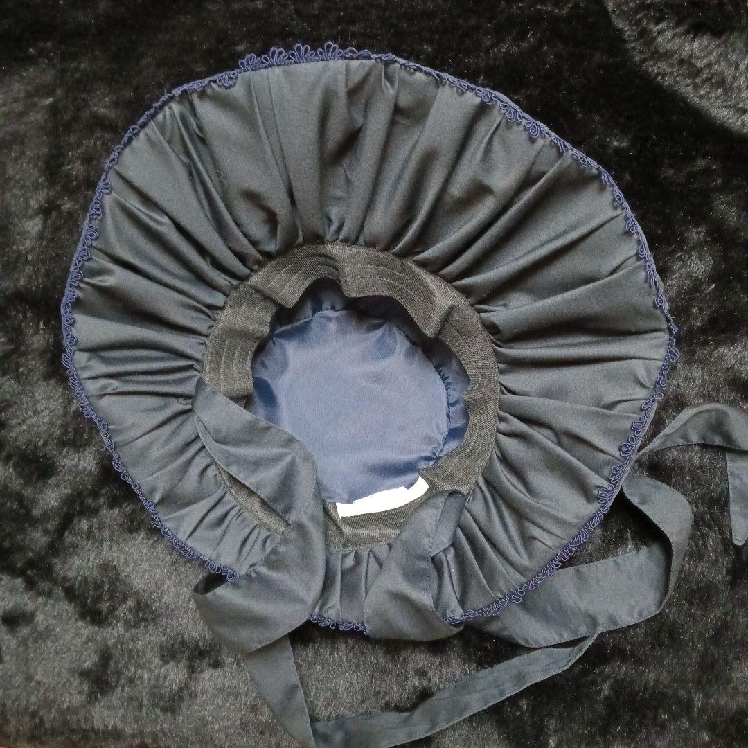 ヴィクトリアンメイデン　エレガントギャザードールハット　ネイビー