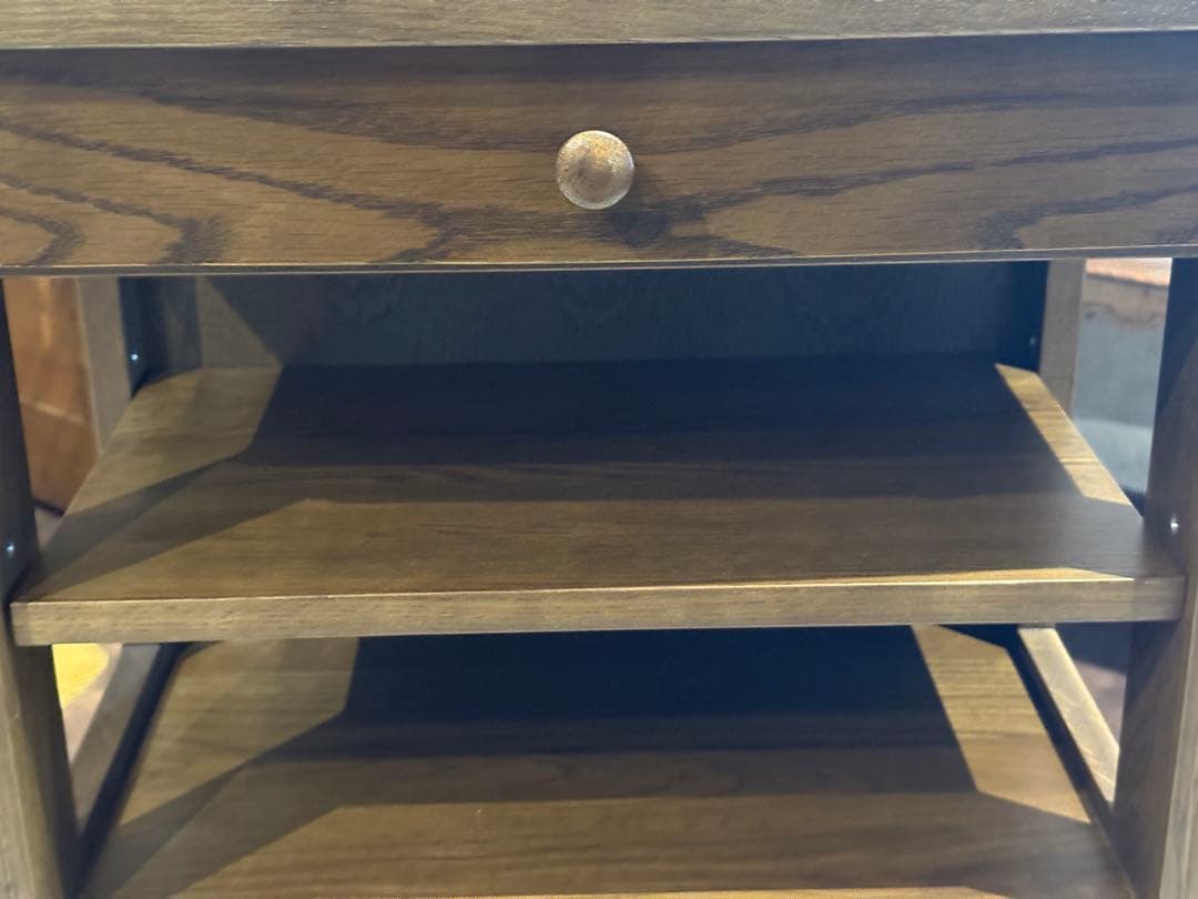 迪卡　起立木工　キャビネット　電話台　収納　ビンテージ　無垢材　IZ