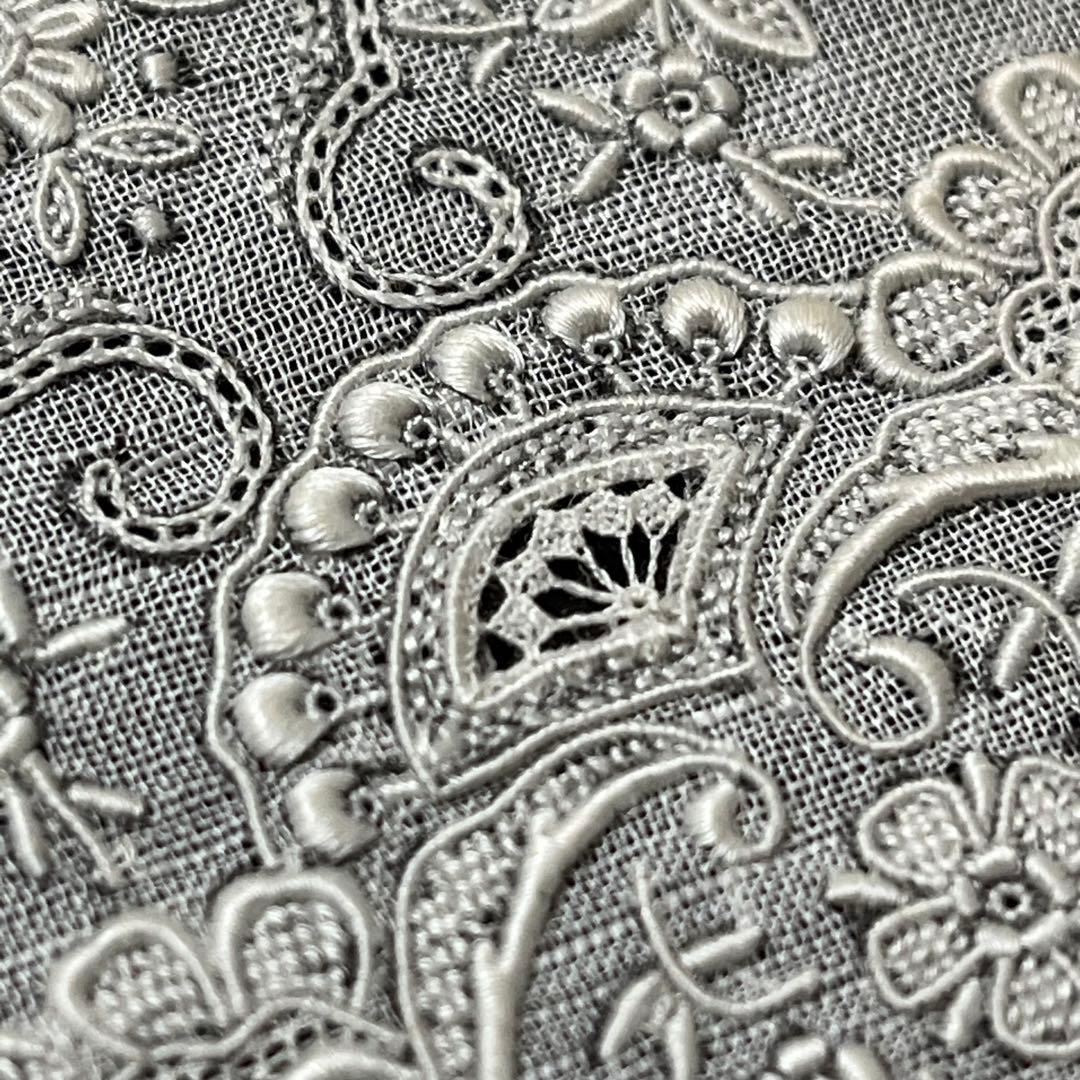 未使用品 布の宝石 最高峰 汕頭刺繍ハンカチ❤️汕頭八人衆 《郭 麗明》 作品❤️