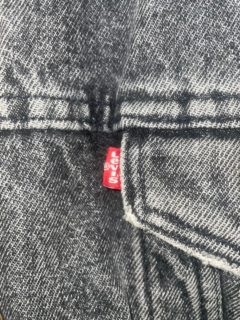 S*l様 90s USA製 Levi’s ボアデニムジャケット ブラックフェード