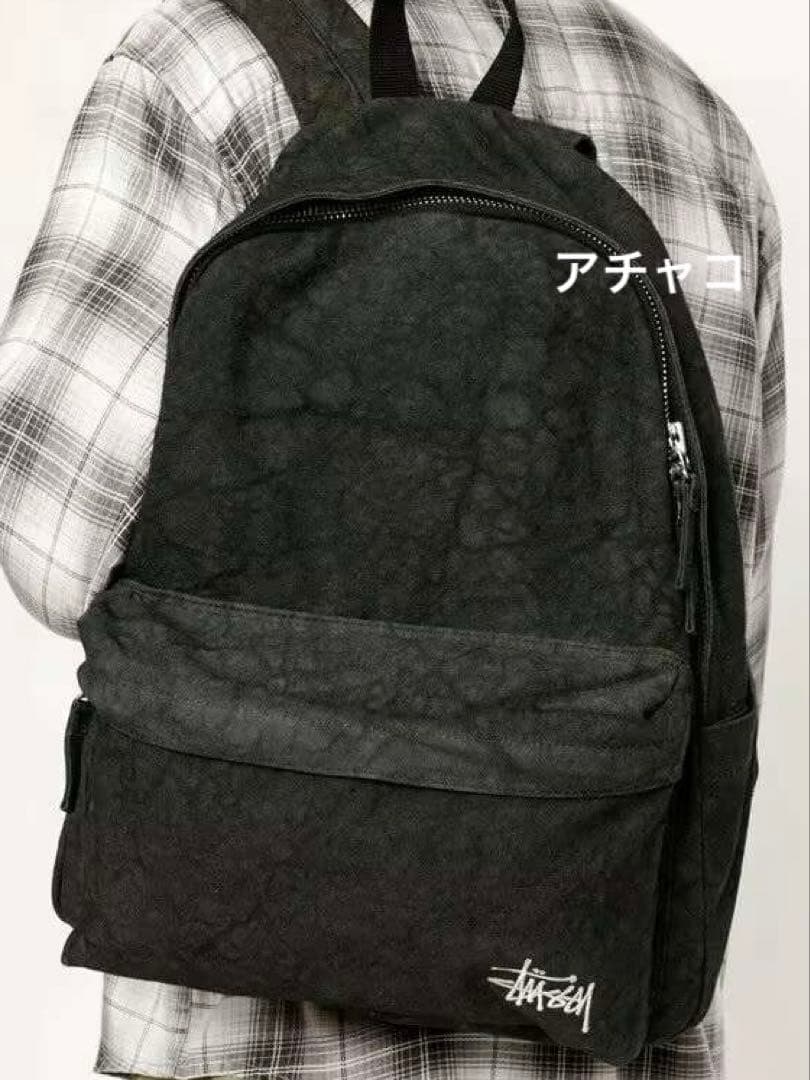 Stussy リュックバックパック Washed Black