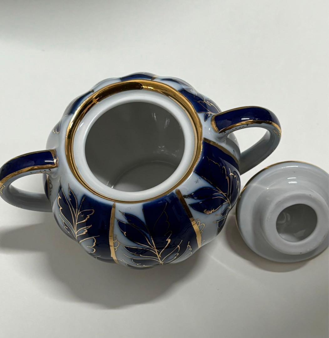 ロシア皇室御用達アンティークロモノーソフインペリアルポーセリン　ティーセット