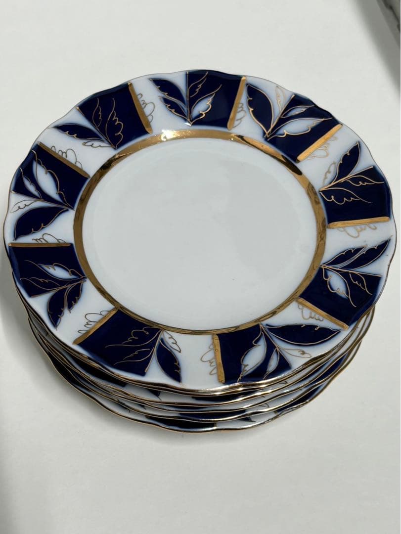 ロシア皇室御用達アンティークロモノーソフインペリアルポーセリン　ティーセット