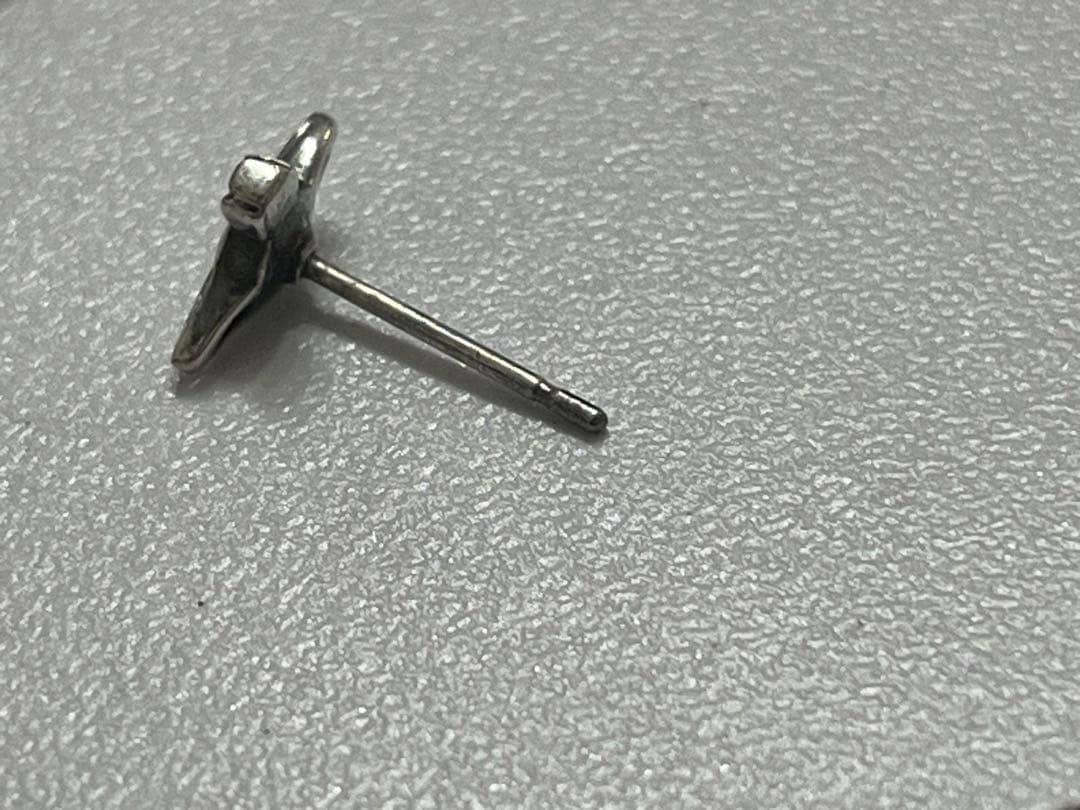 シルバー925 ソリッドオーブピアス　ナノオーブピアス