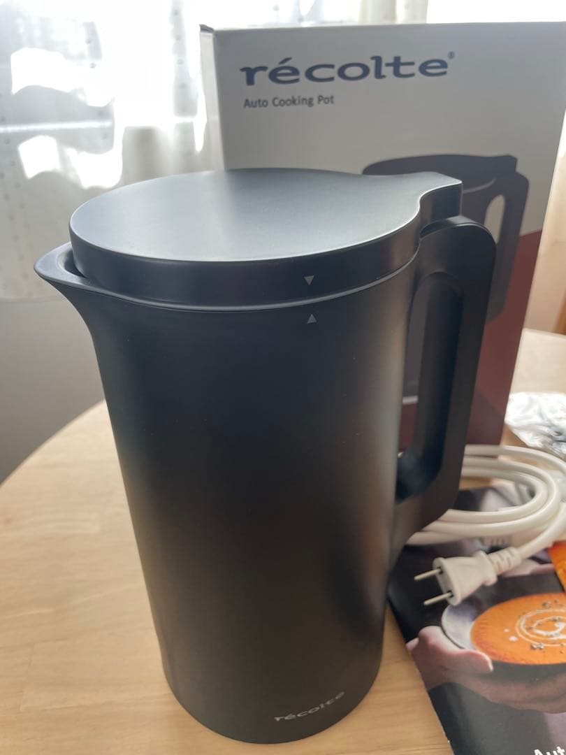 【美品】レコルト　自動調理ポット　ミキサー　RSY-2BK