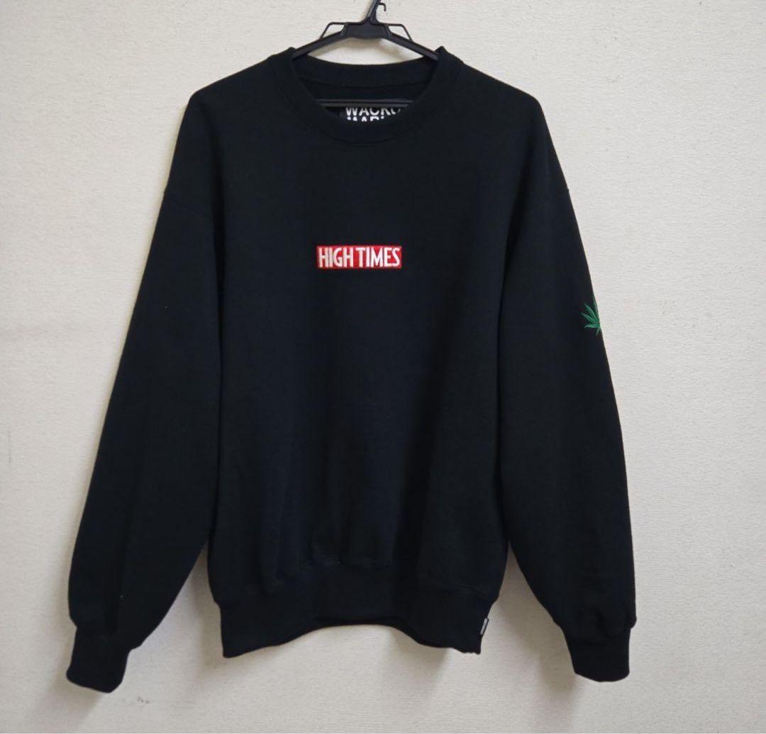 ん*た様 未使用ワコマリア×High TimesヘビーウェイトスウェットBLAC