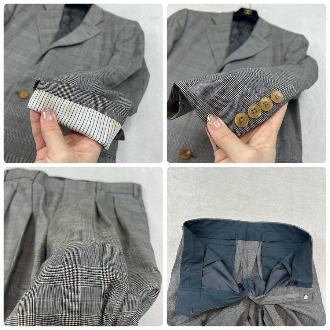 J363 M バーバリーロンドン スーツ上下 グレー メンズ