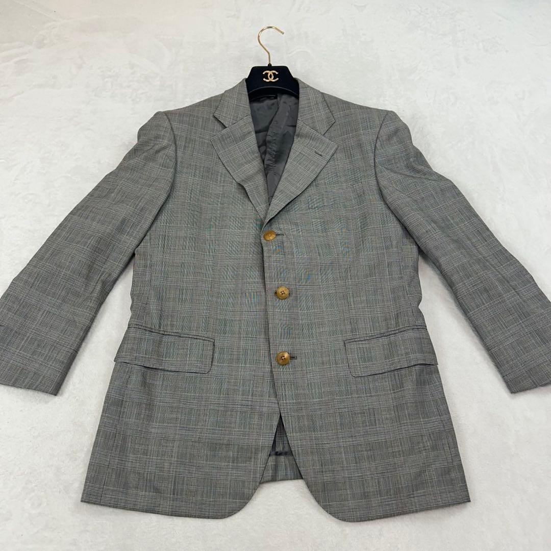 J363 M バーバリーロンドン スーツ上下 グレー メンズ