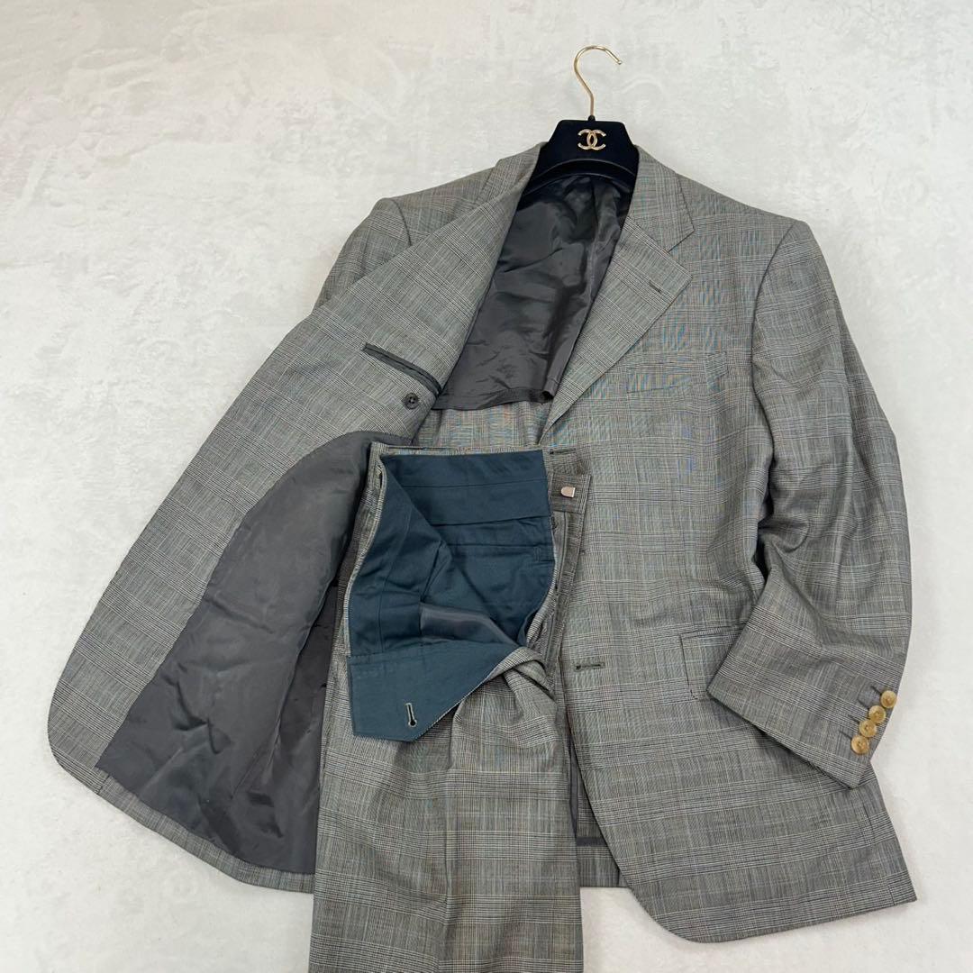 J363 M バーバリーロンドン スーツ上下 グレー メンズ