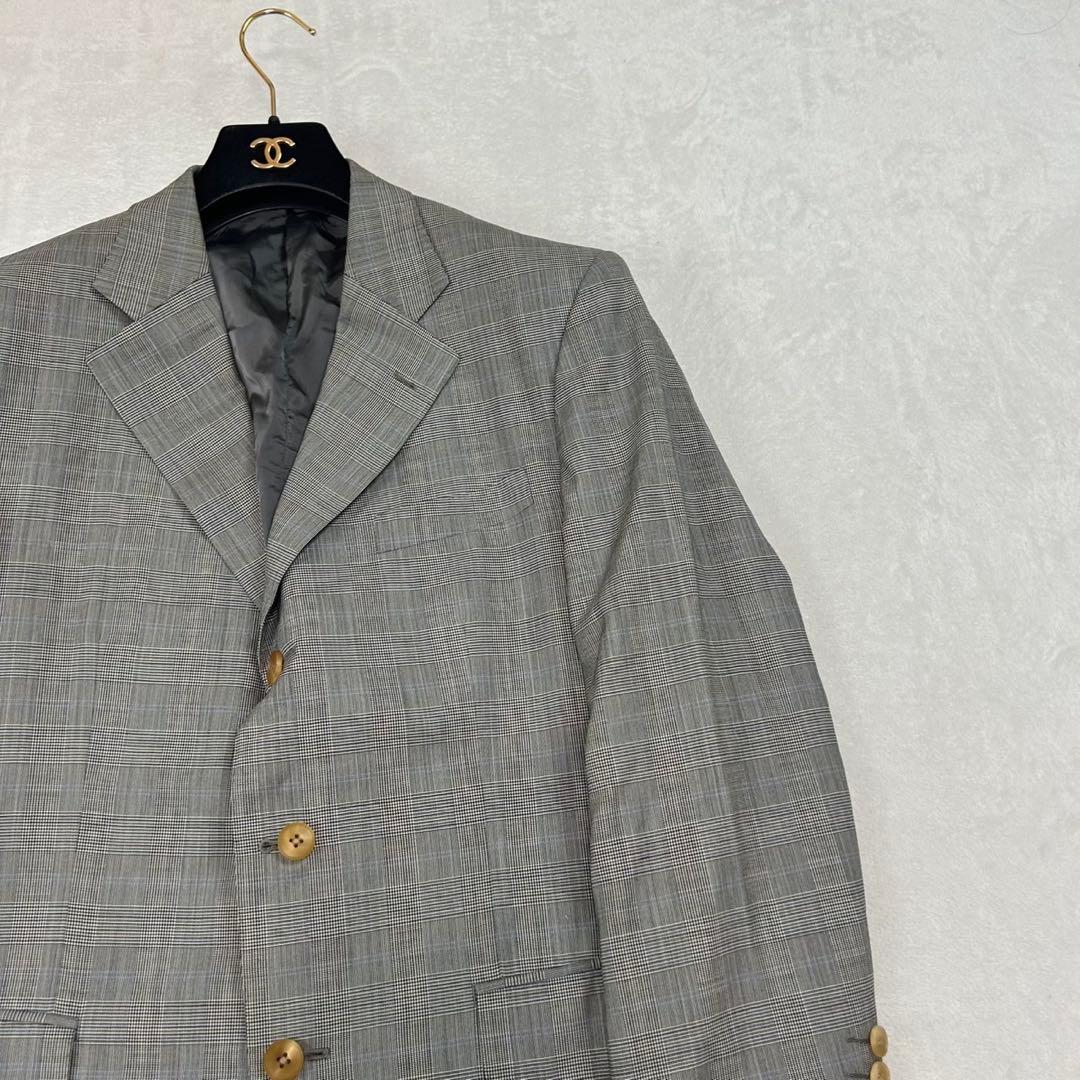 J363 M バーバリーロンドン スーツ上下 グレー メンズ