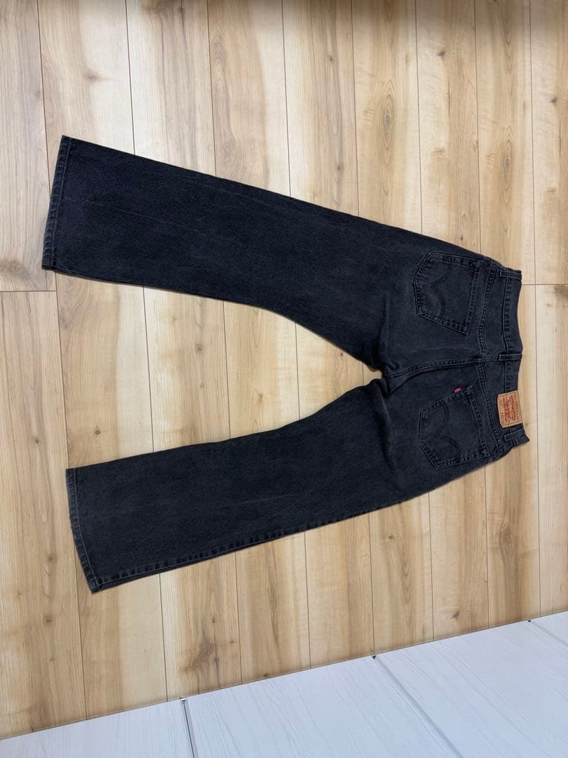 Levi's 517 ブラックデニム W34 L30 mexico製