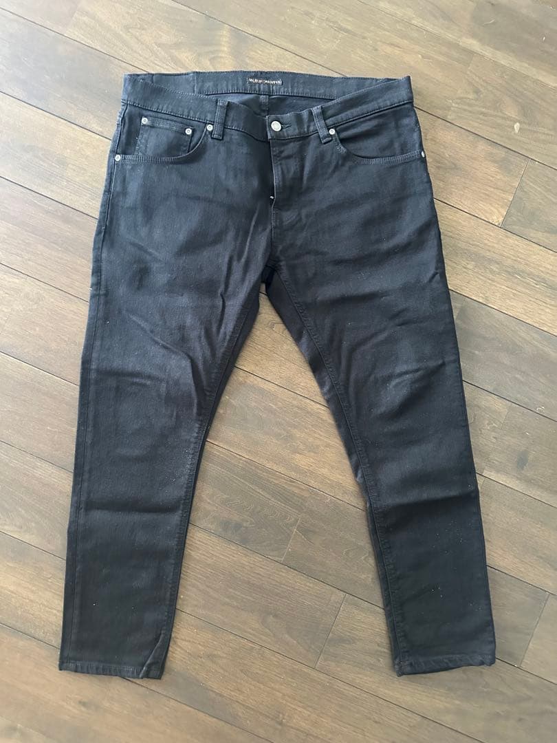 パンツ Nudie Jeans Tight Terry Everblack W38