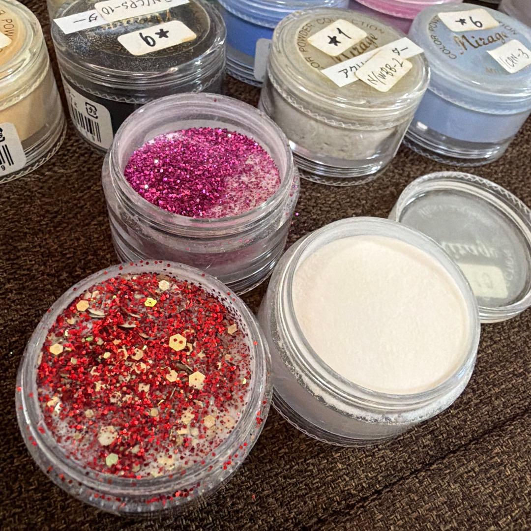 アクリルパウダーまとめ売り/スカルプ/3D/エンボス