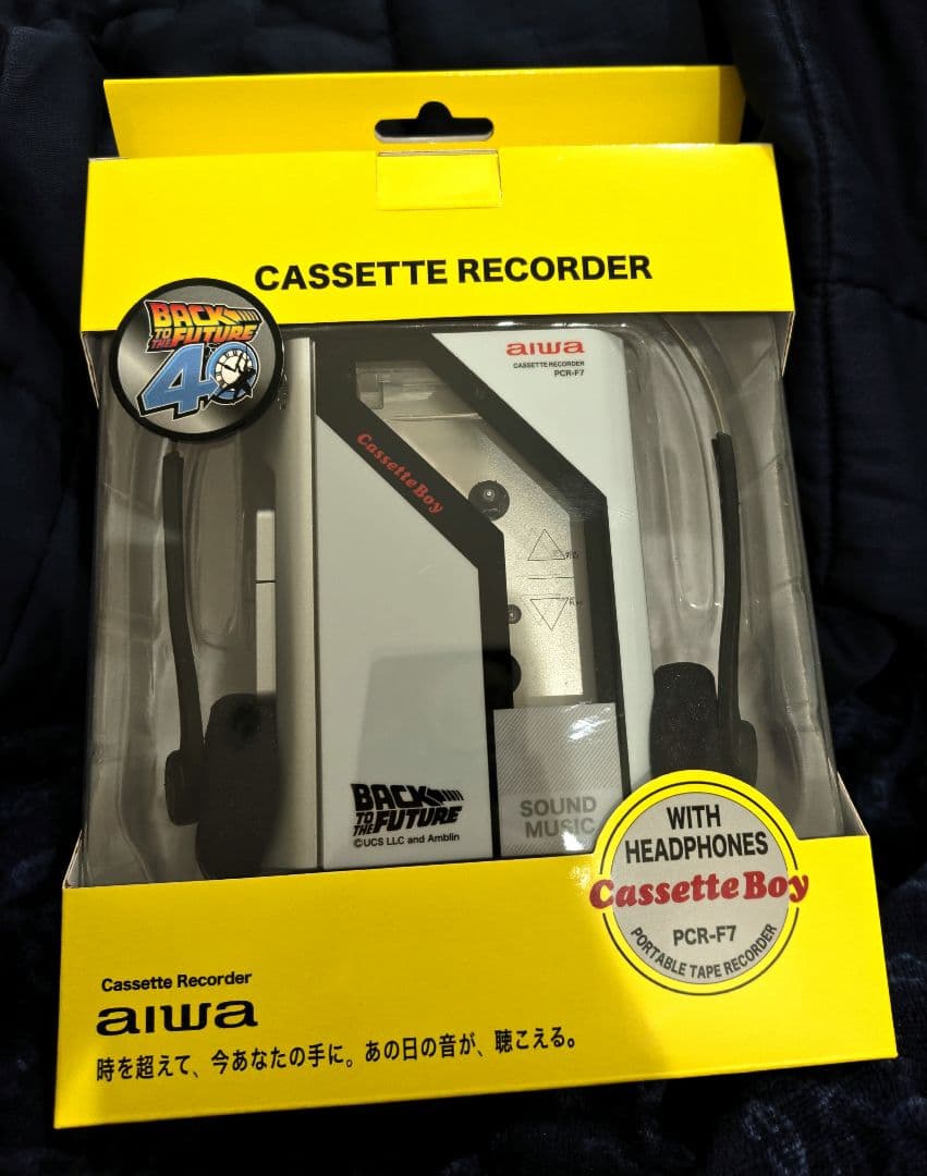 バック・トゥー・ザ・フューチャー aiwa カセットプレーヤー カセットボーイ